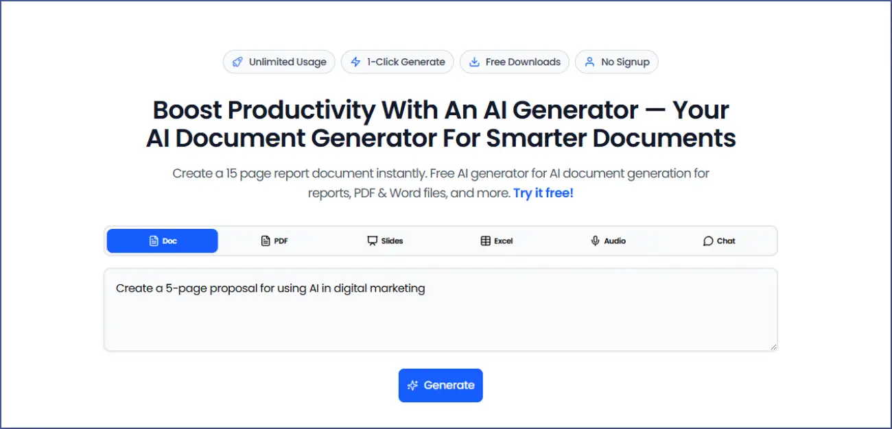 11 AI Document Generators That Create Perfect Docs in Minutes [2025]