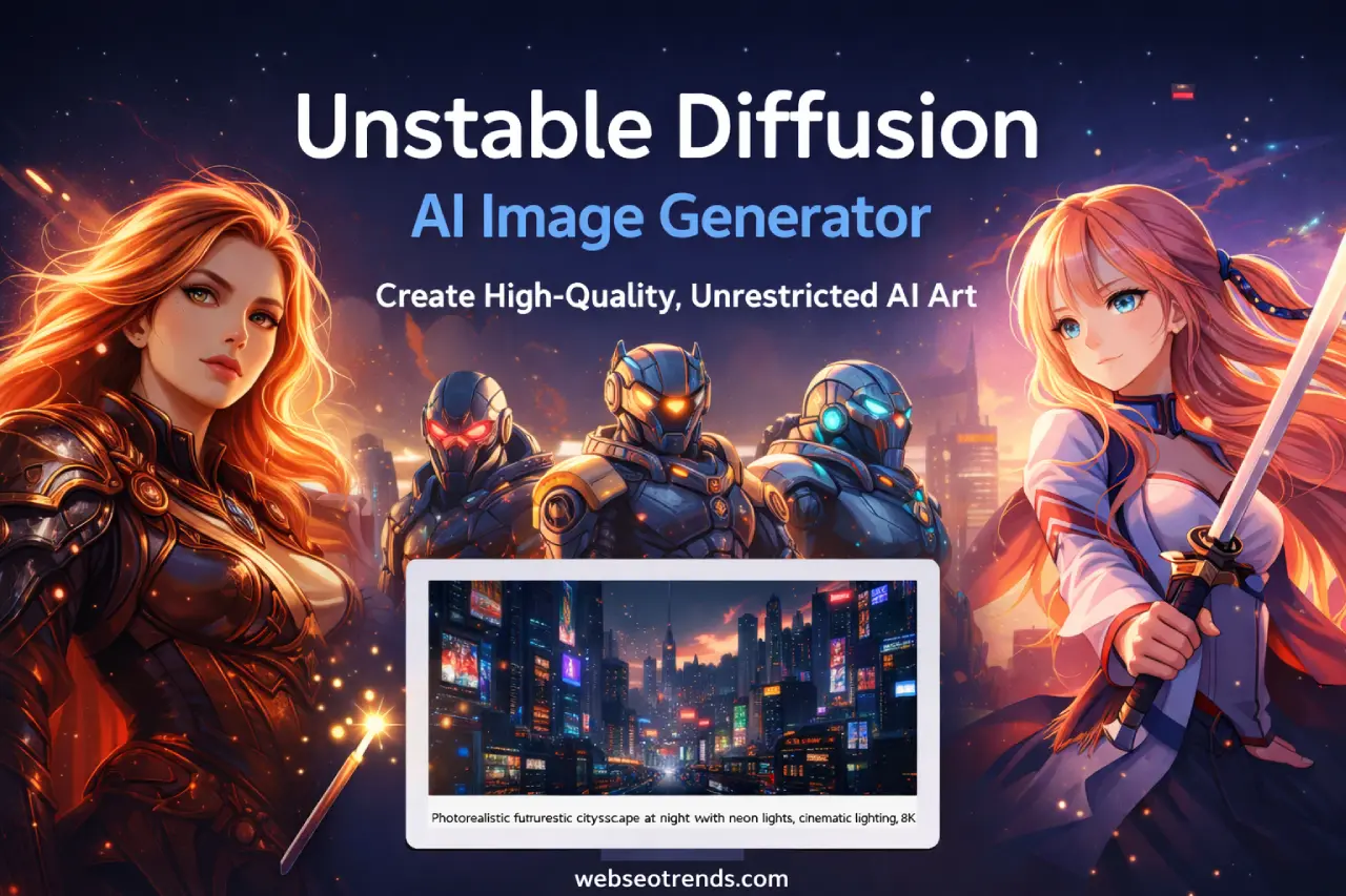Unstable Diffusion AI Image Generator – Create Unrestricted High-Quality Art