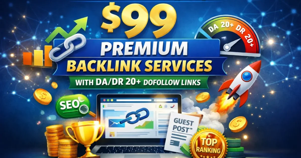 Webseotrends Is Offering $99 Premium Backlink Services with DA/DR 20+ Dofollow Links